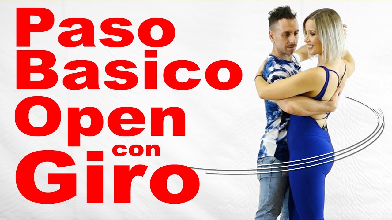 13. Open con Giro | Pasos básicos de SALSA| Alfonso y Mónica | Clases de salsa