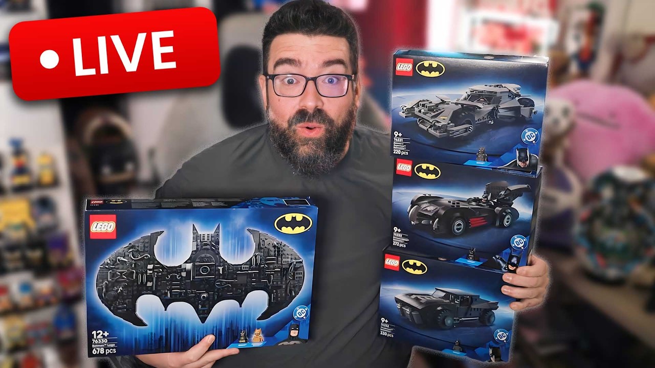 Trying to Build 3 LEGO Batmobiles in One Stream…