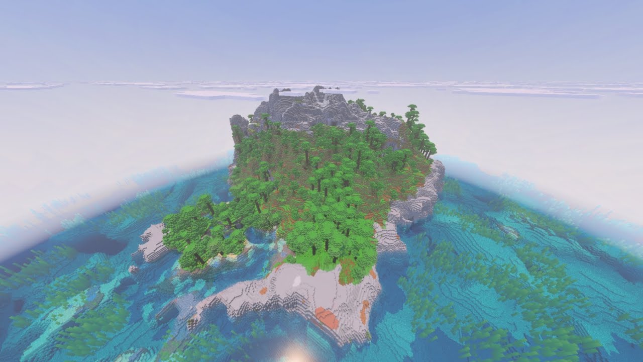 Minecraft Island SEED — Lush/Jungle for JAVA & BEDROCK