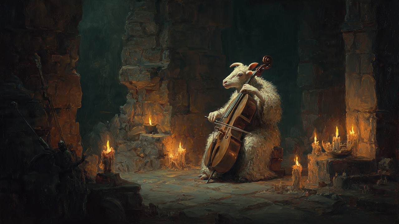 The Garden of Fading Echoes — Dark Neoclassical Cello