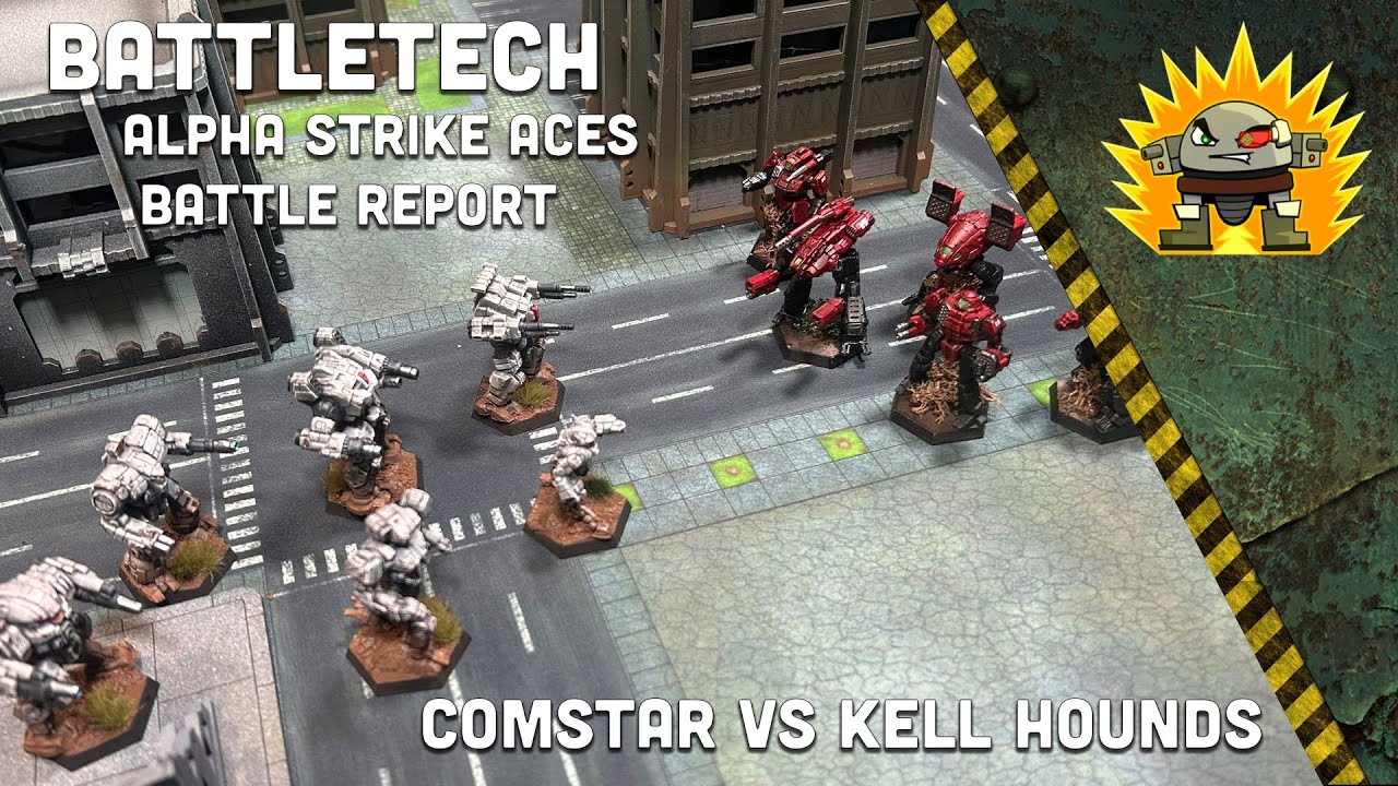 Battletech: Alpha Strike ACES - COMSTAR vs Kell Hounds