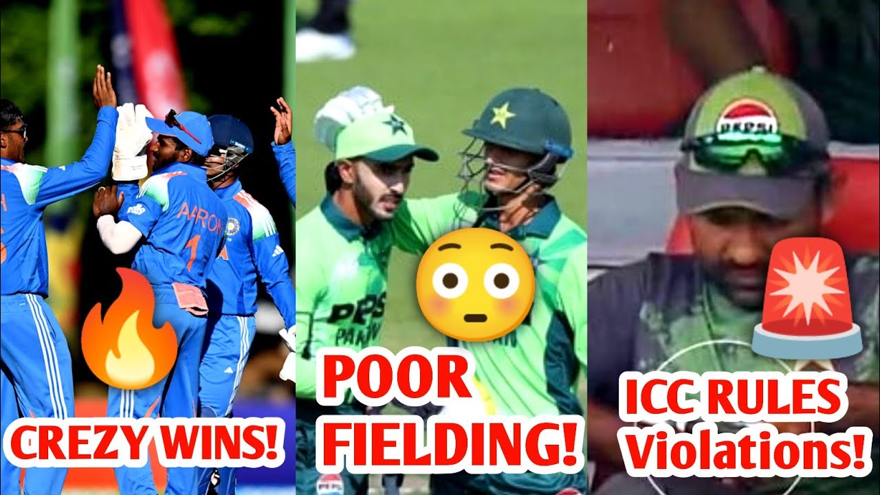 Pakistan U19 Trouble! 😳| ICC Rule Violations Poor Fielding & Loss vs India! 😱| Full Analysis