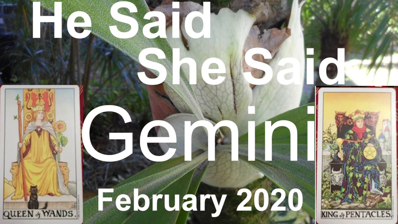 Gemini THE PAST RUSHES BACK IN..WILL THERE BE CLOSURE? He Said She Said February 2020 Tarot