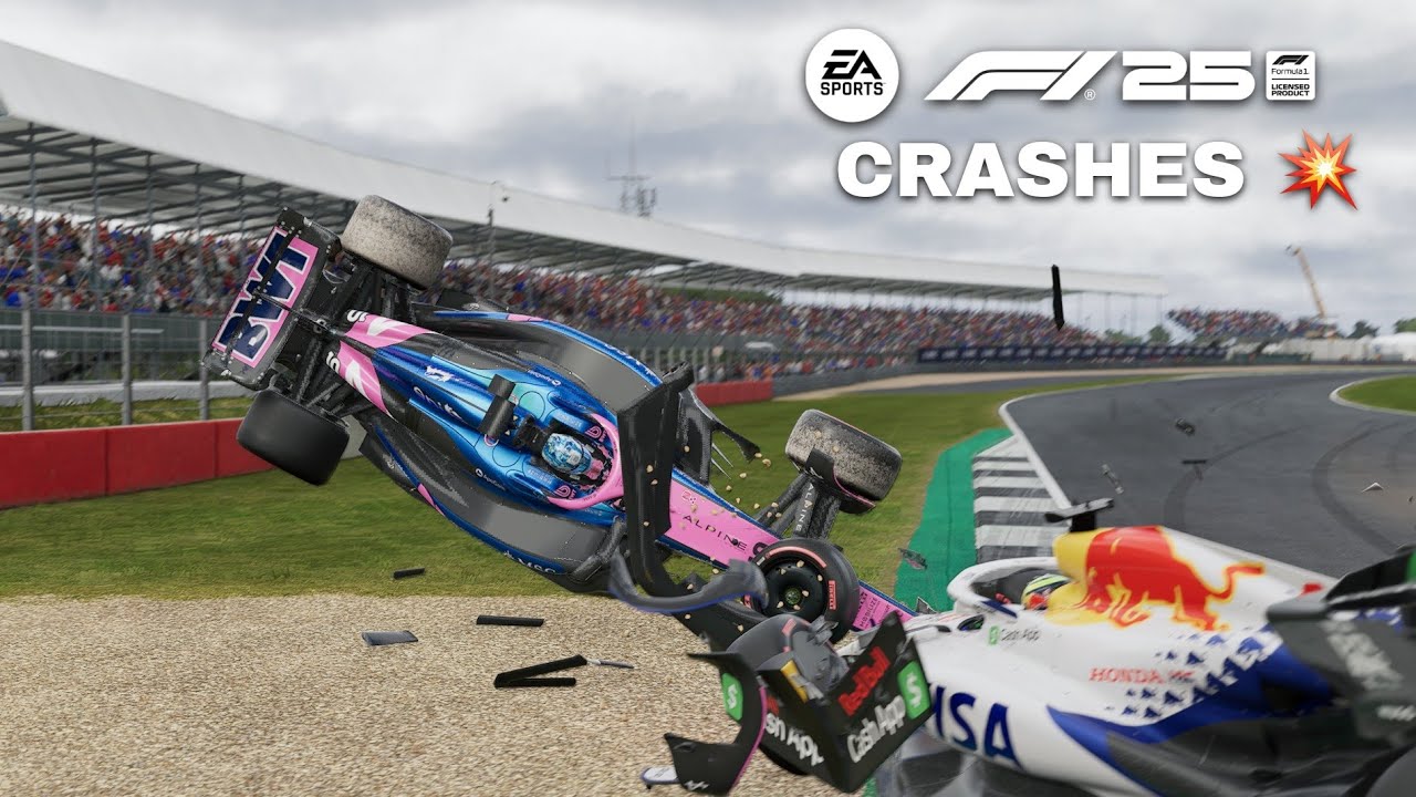 F1 2025 𝗥𝗘𝗔𝗟𝗜𝗦𝗧𝗜𝗖 CRASHES 💥 #6 *DAMAGE MOD*