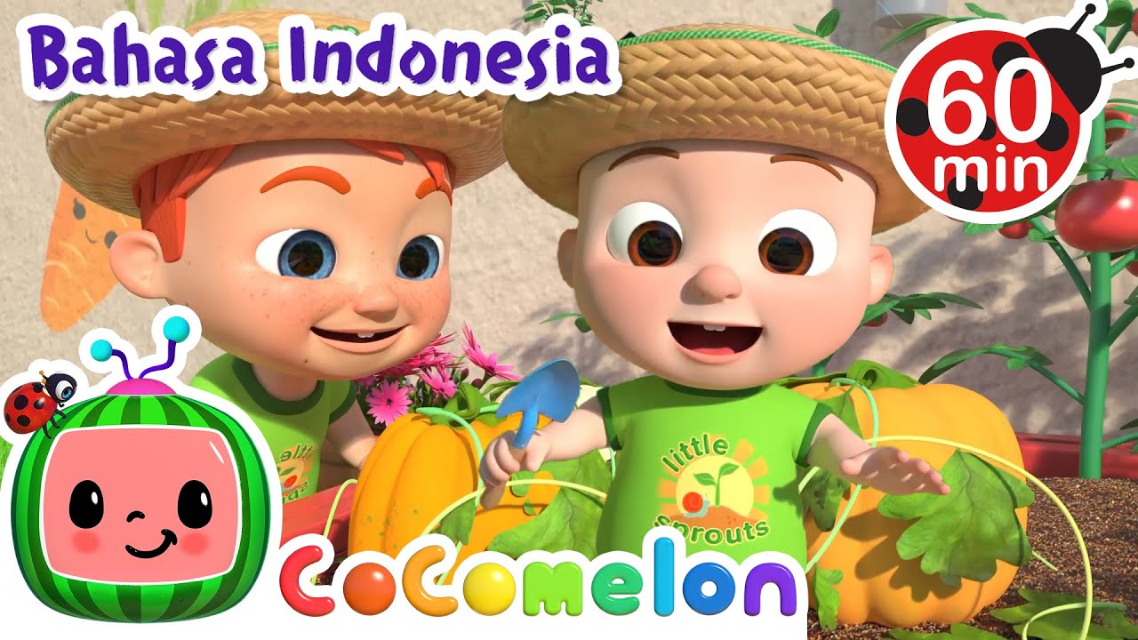 Lagu Berkebun Di Sekolah | CoComelon Bahasa Indonesia - Lagu Anak Anak | Nursery Rhymes