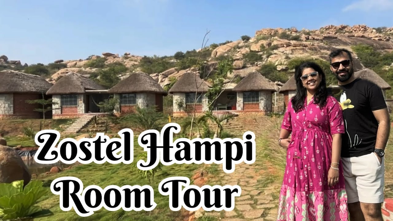 Zostel Hampi Room Tour | Hampi Stay Options | How to Book | Zostel | Night Walk |Travel Vlog |Review