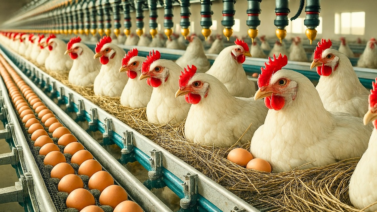 Cómo se Procesan Millones de Huevos en Fábricas Modernas 🥚