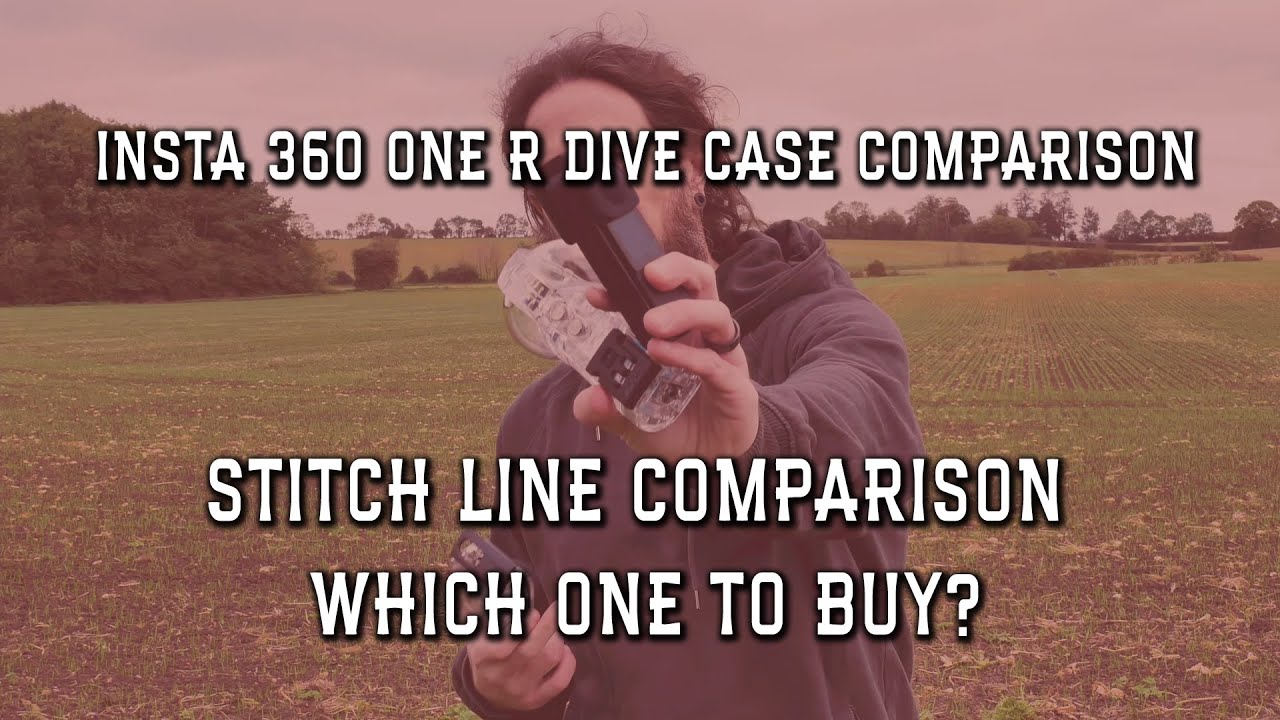 Insta 360 One R Dive Case Comparison | Which dive case for surf or sup | Stitch line comparison