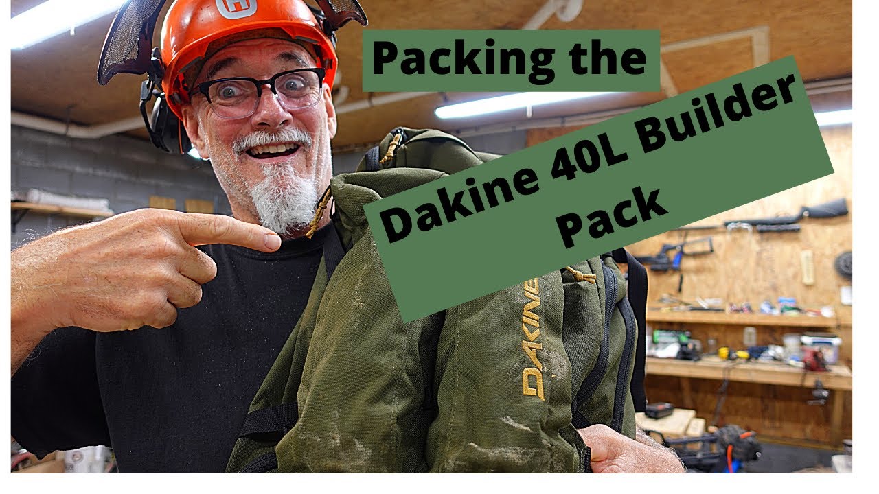 How to Pack chainsaw gear in the Dakine 40L Builder Pack