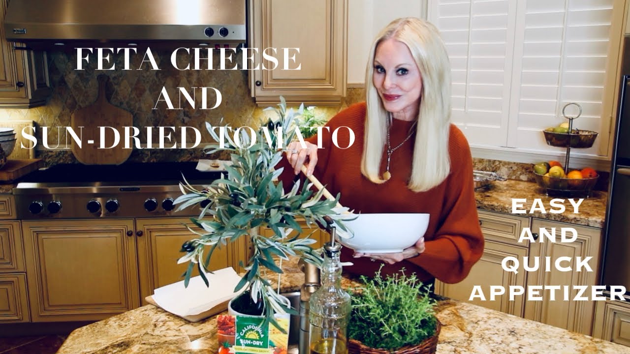 EASY AND QUICK FETA SUN-DRIED TOMATO APPETIZER | ENTERTAINING FAVORITE | The Style Chase |