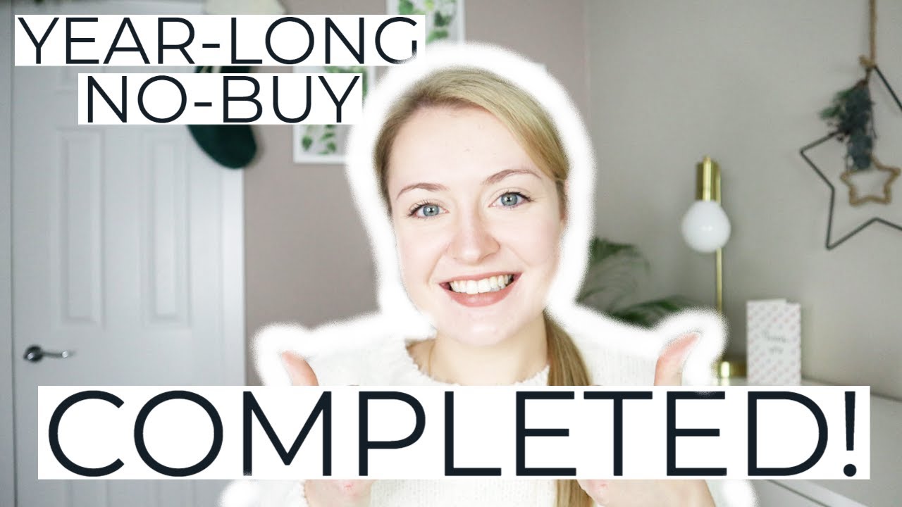 I completed a year-long no-buy! 2020 no-buy wrap up!
