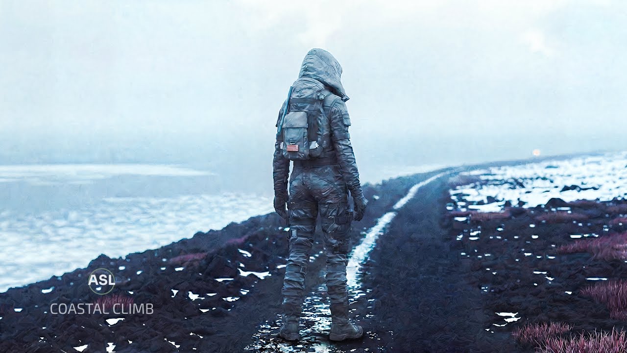 Echo on the Coastal Climb — 1 Hour Cold Winter + Dark Ambient Drone | Winter Arc — EP.04