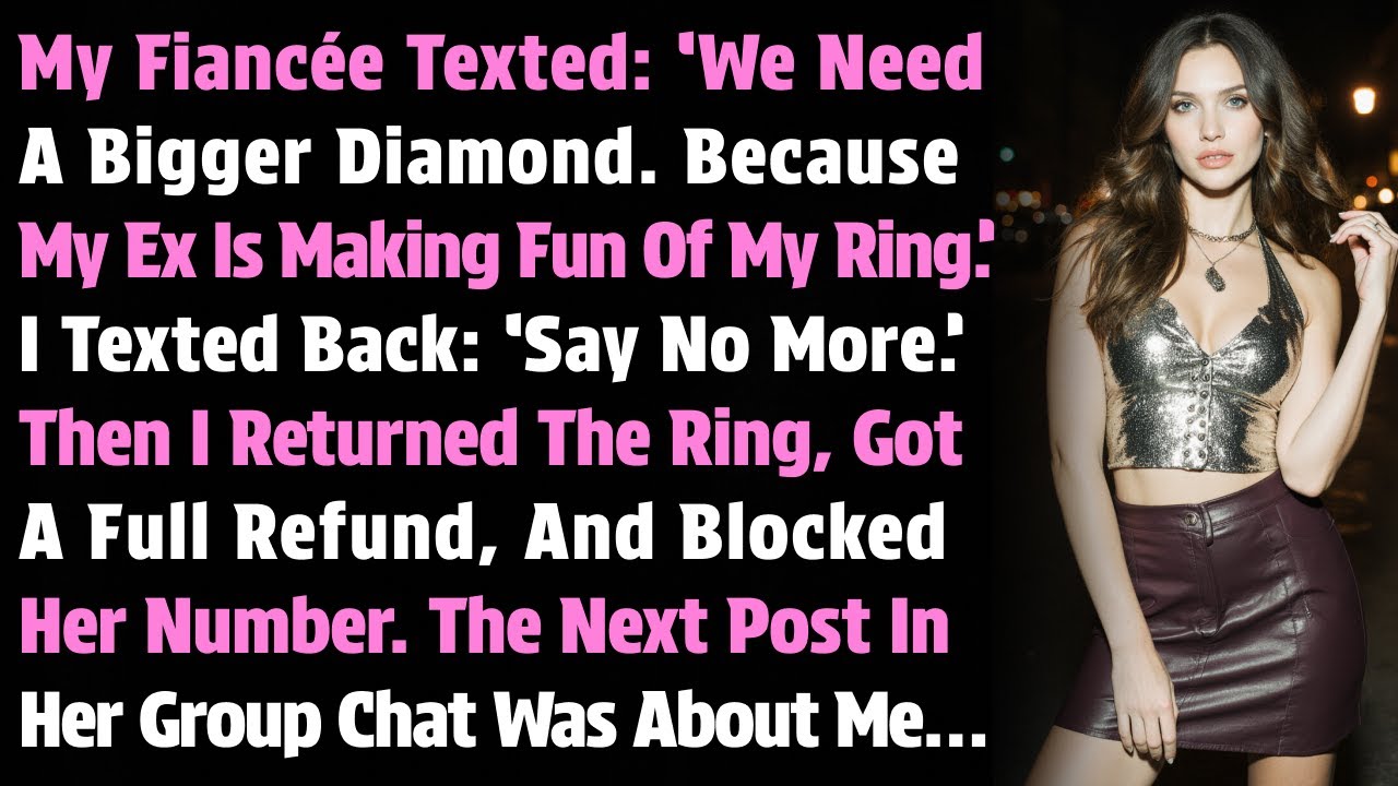 My Fiancée Texted: ‘We Need A Bigger Diamond. My Ex Is Making Fun Of My Ring.’ Then I..