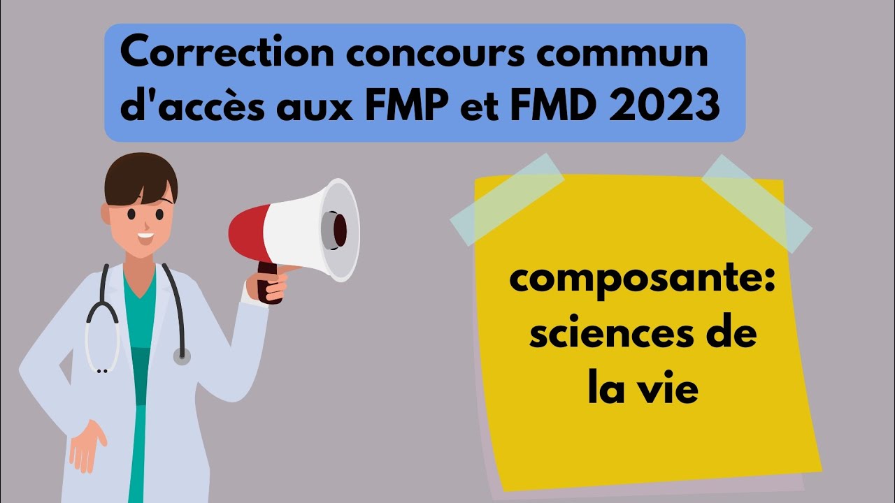📣 Correction concours d'accès aux FMD et FMP2023➡️ تصحيح مباراة 2023 ولوج كلية الطب