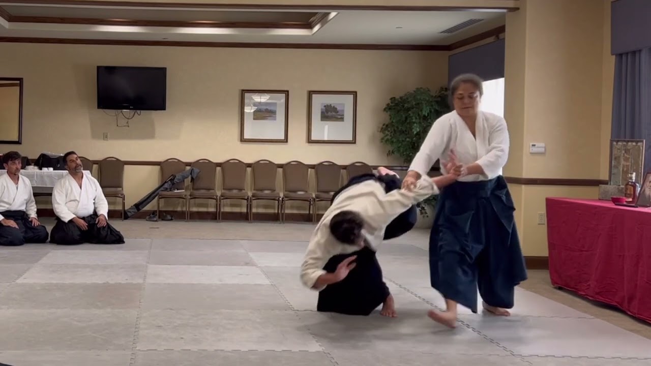 Suzanne Gonzales-Webb Sensei at Living Well Aikido OTC Seminar (Oct 2021)