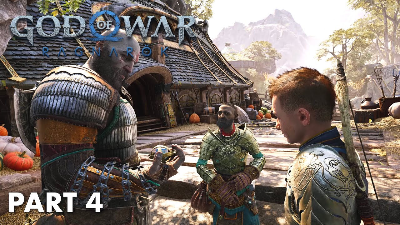 God of War Ragnarok - Part 4 Gameplay Playthrough - PS5 4K 60FPS