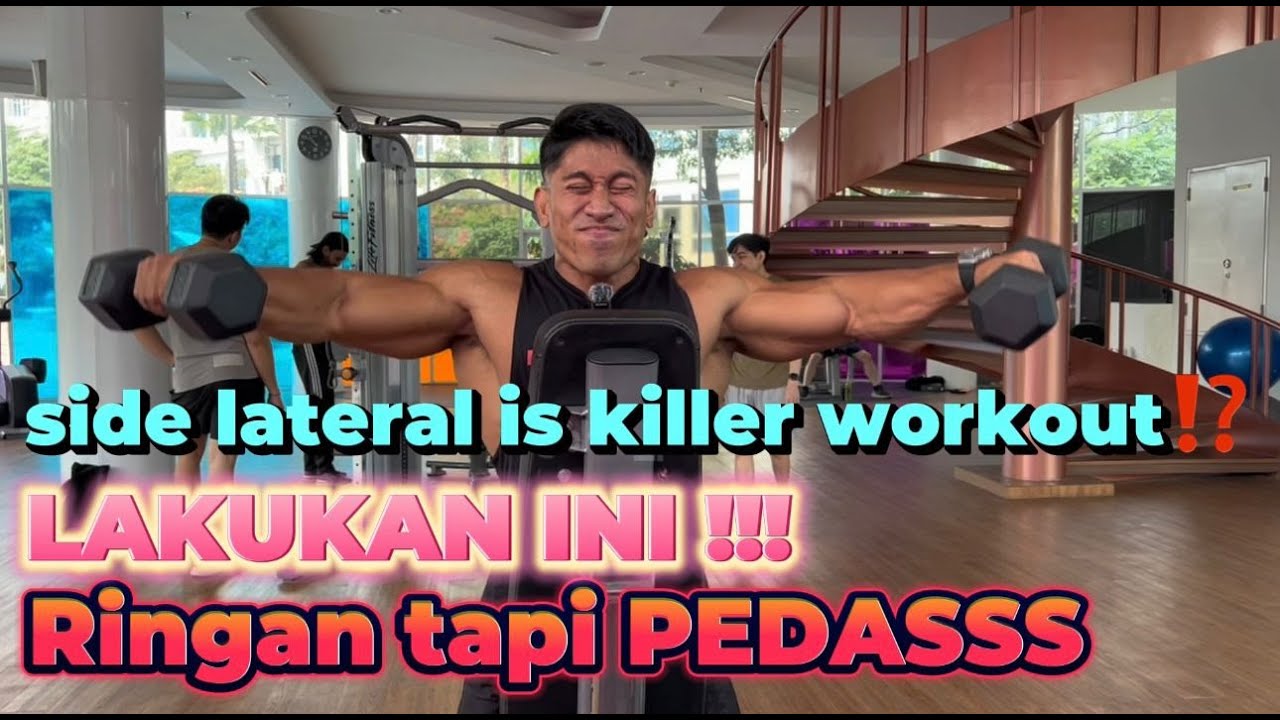 SIDE LATERAL RAISES, KILLER WORKOUT 🔥 #chrisputra #workoutmotivation