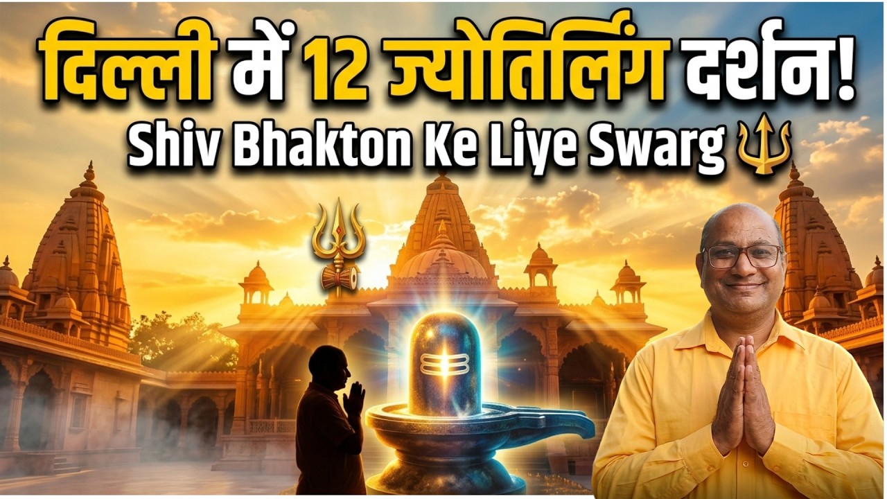 Delhi Ka Adbhut Shiv Dham 🙏 | Anand Dham Ashram Tour | 12 Jyotirling Darshan Ek Jagah