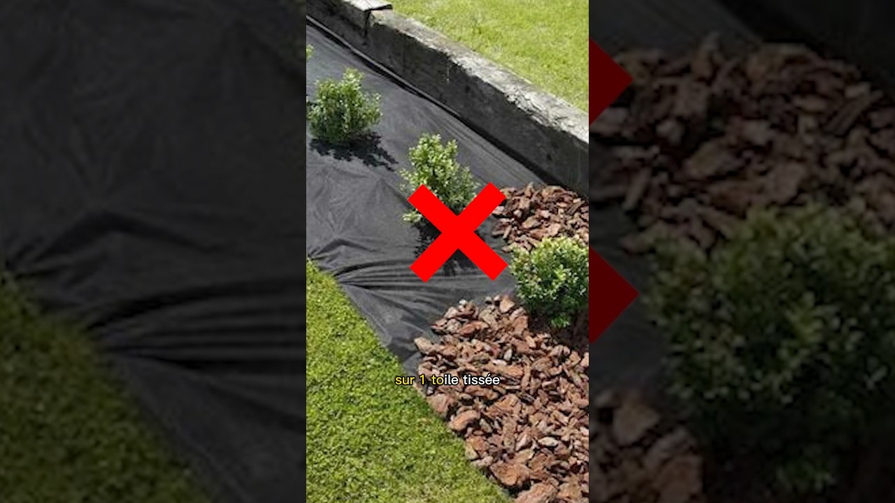 NE METTEZ PAS des Copeaux sur une toile tiss&eacute;e ! ❌