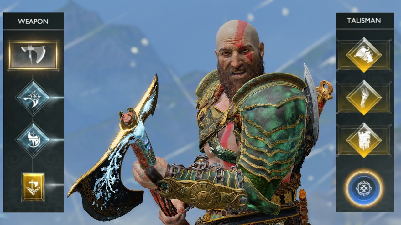 when Developer Hints you for the Best Build in God of War