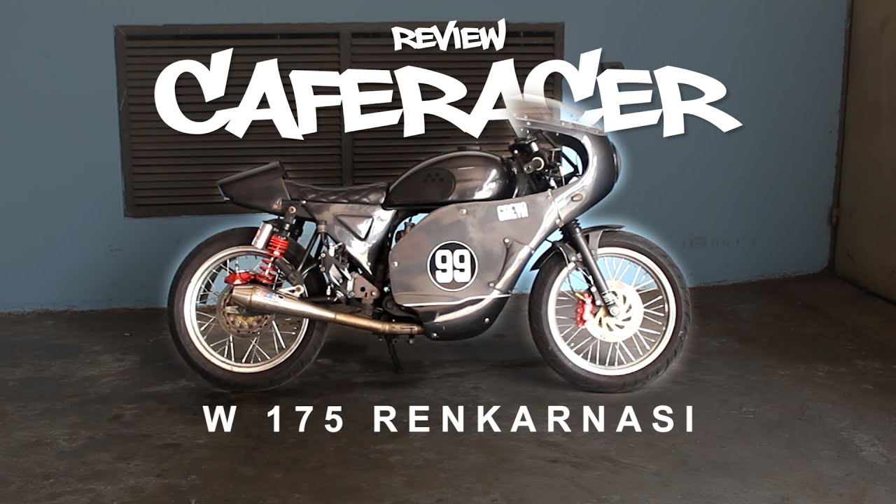 Motor Custom Cafe Racer Kawasaki W 175 #otosans