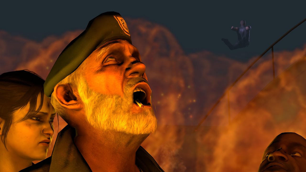 The L4D1 Survivors doing everything, BUT Surviving