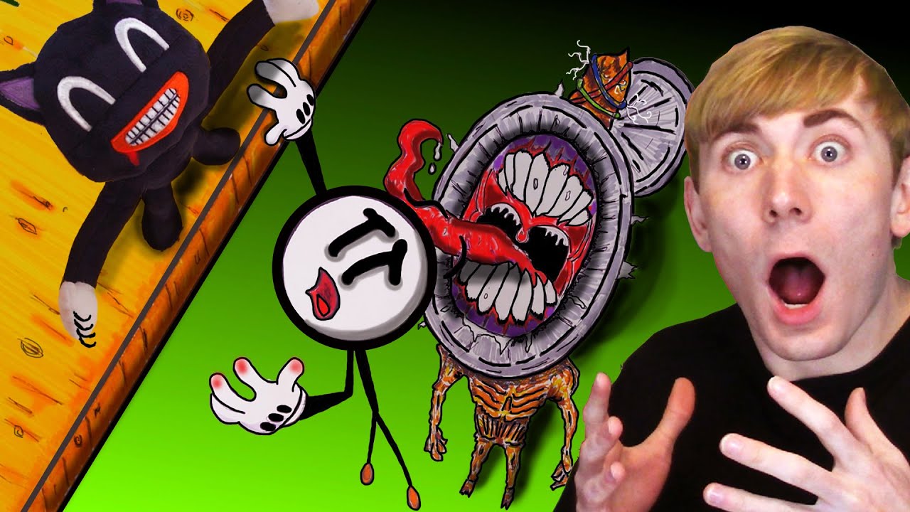 DO NOT DRAW Cartoon Cat + Siren Head😈SAVE Henry Stickmin (Arts and Paper Crafts YOU Should NOT TRY)