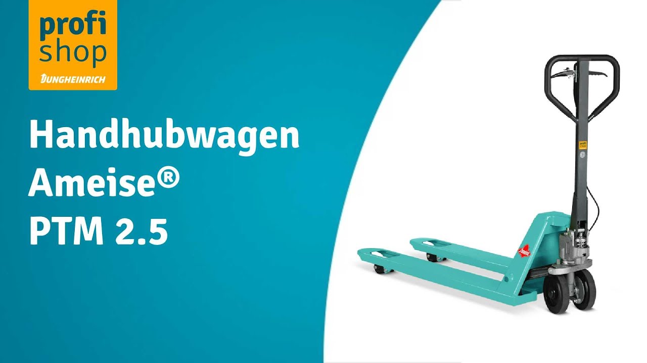 Handhubwagen Ameise® PTM 2.5 mit Handbremse
