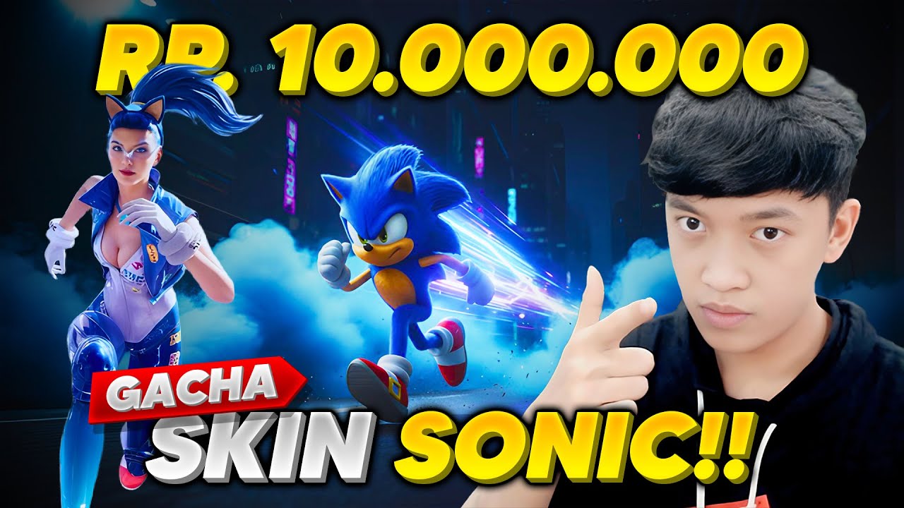 NEKAT TOP UP DEMI BORONG KOLABORASI SKIN SONIC SENILAI RP 10.000.000 ?! HOKI BANGET - PUBG MOBILE
