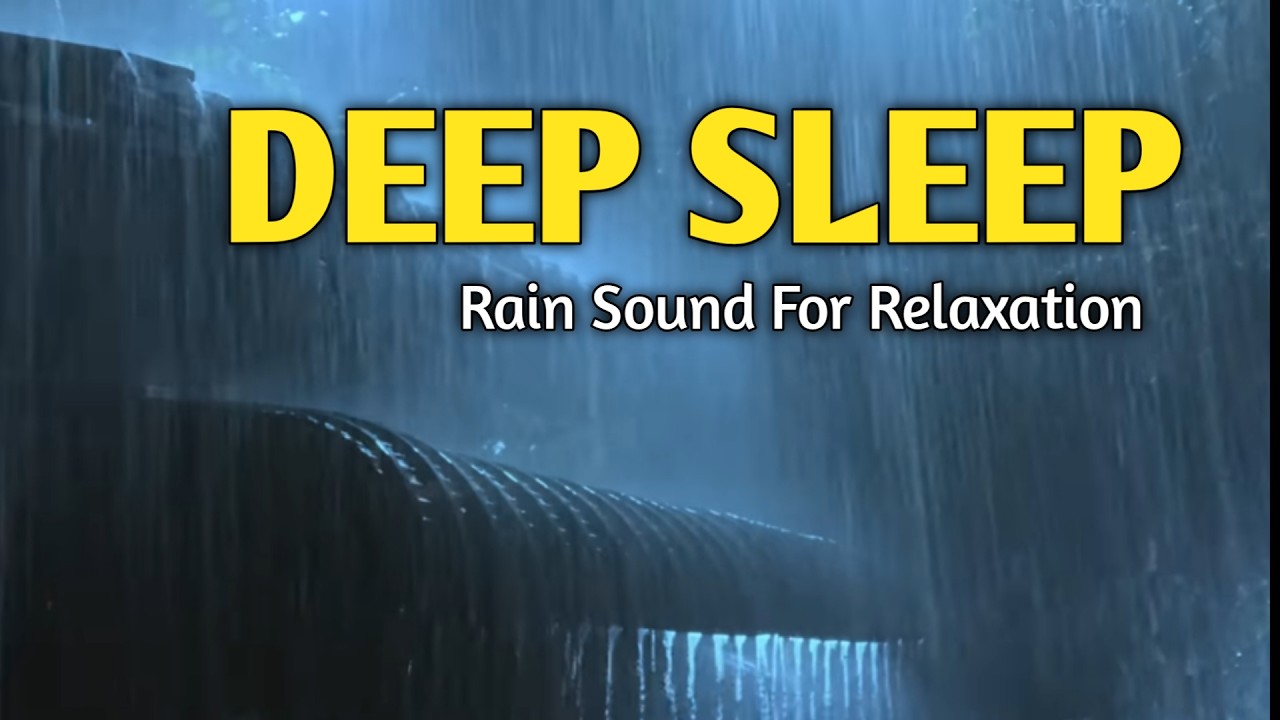 Heavy Rain Sounds for Sleep | Natural White Noise to Calm Your Mind & Beat Insomnia