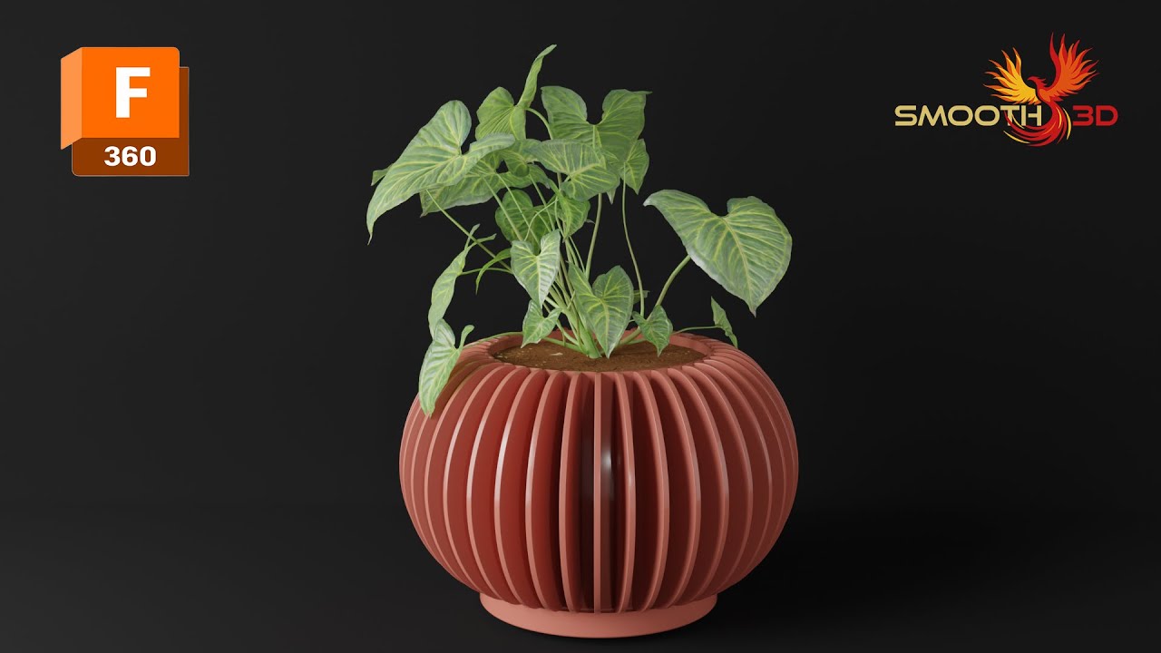 How to make a vase in Fusion 360 - Pattern command.