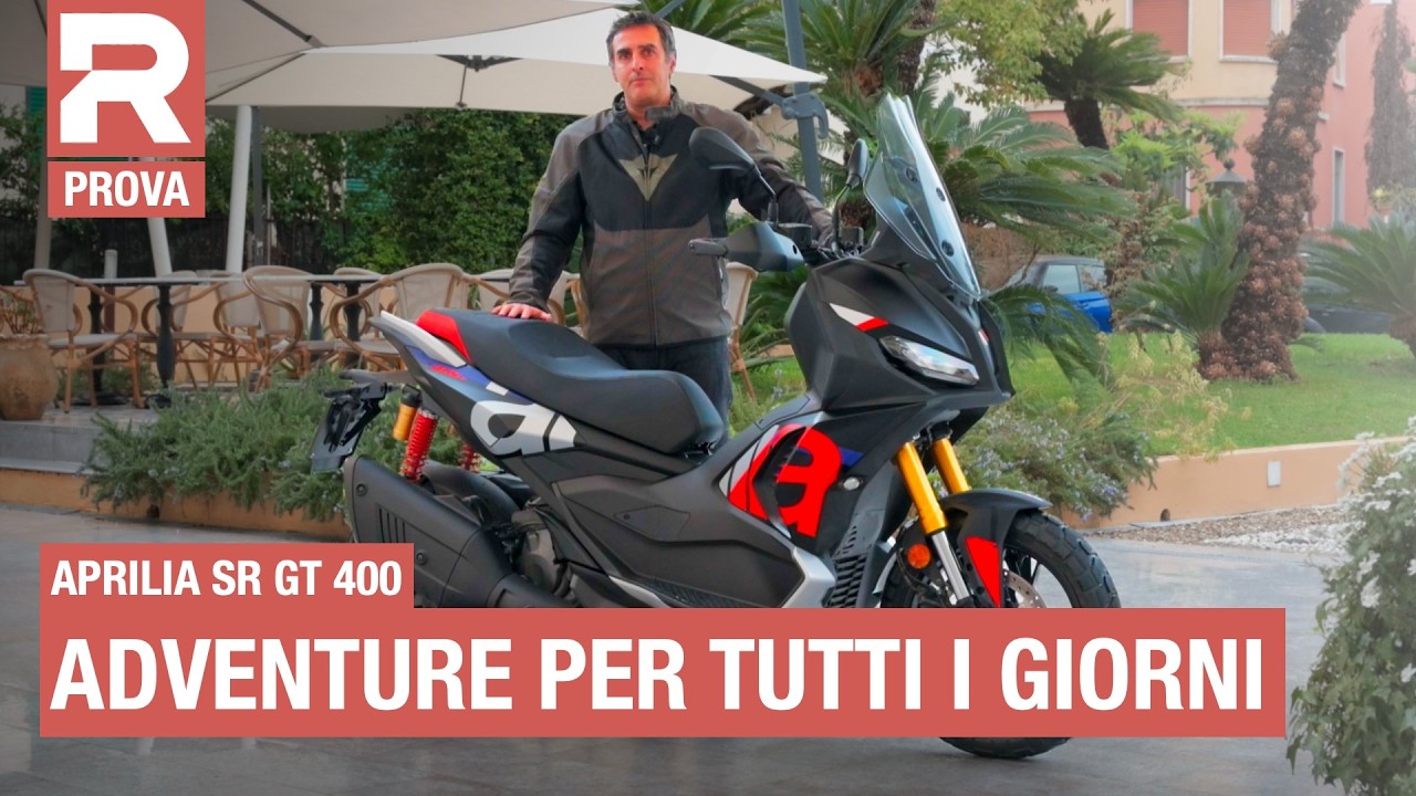 Aprilia SR GT 400 - prova: uno scooter fatto da motociclisti!