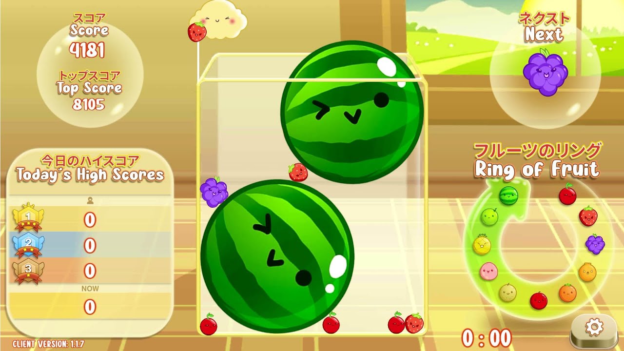 【スイカゲーム】😱🍉🍉😱 ダブルスイカ達成！#75