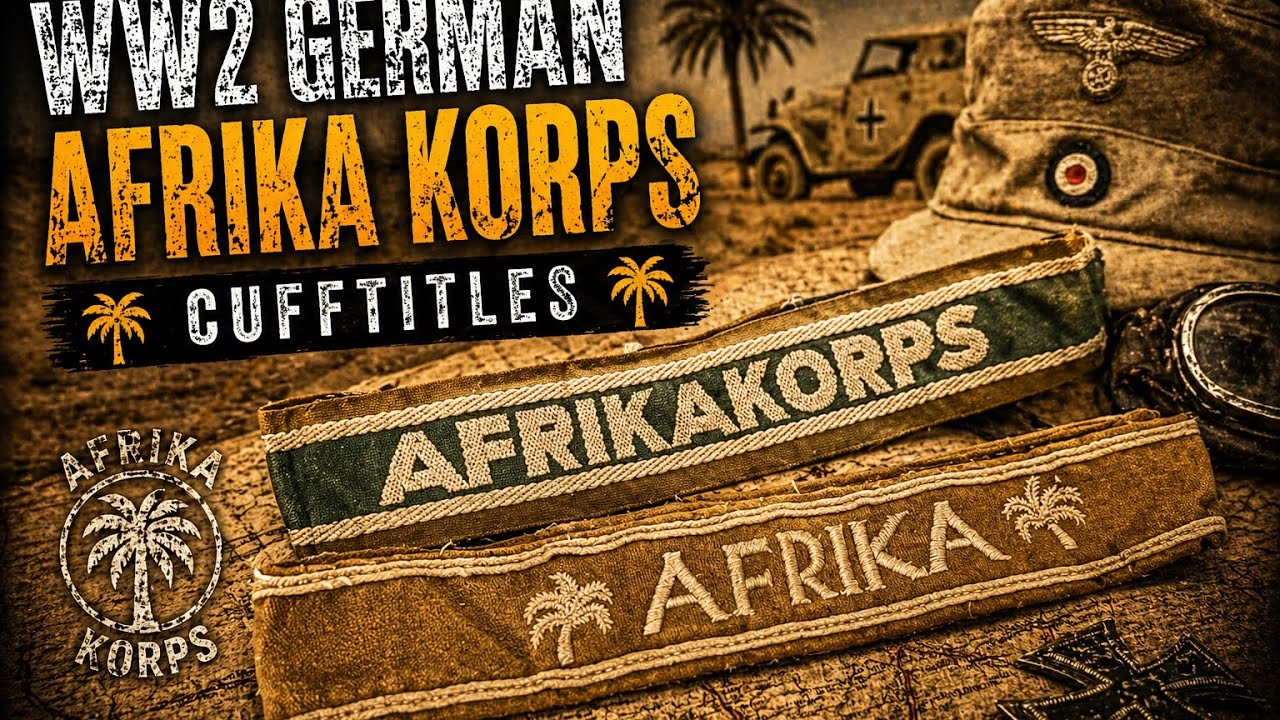 Afrikakorps & Afrika Cufftitles Explained | Requirements, Authenticity & Originals vs Fakes
