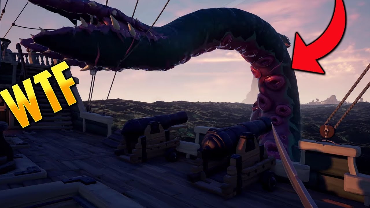 THE KRAKEN IS REAL!! (Full Fight Scene) - Sea Of Thieves WTF & Funny Moments