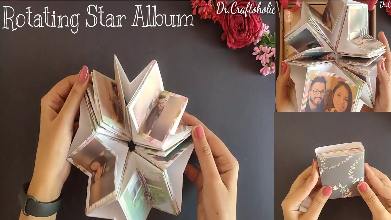 Magic Photo Star ⭐ Tutorial | Rotating Star Album | DIY Gift Idea