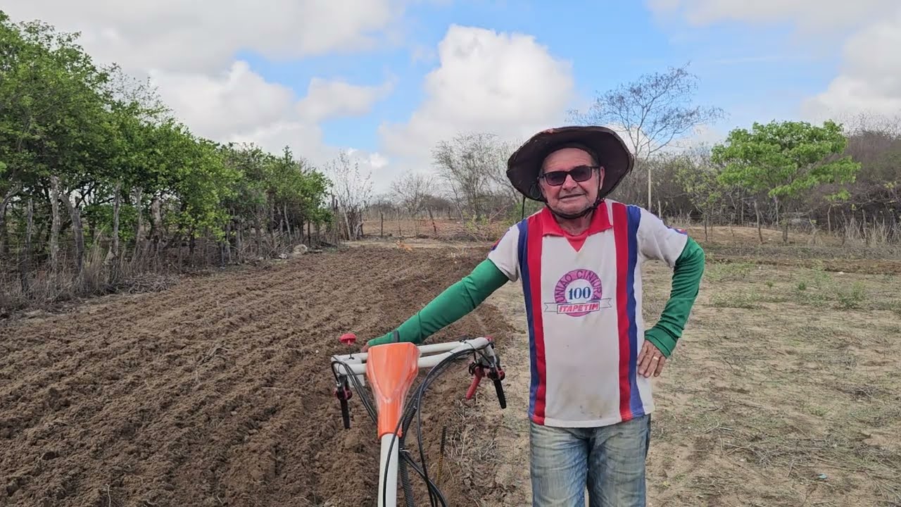 Aracão de terra no Sertão do Pajeú Nordeste Brasileiro. 