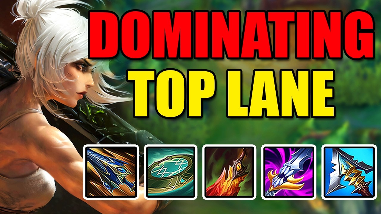 Challenger Rank 1 Riven INSANE 1v9 CARRY