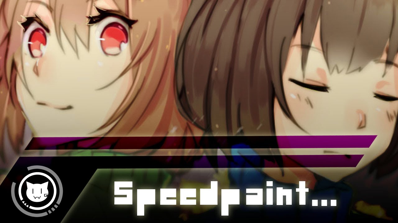 Speed paint : Frisk&Chara [Undertale]