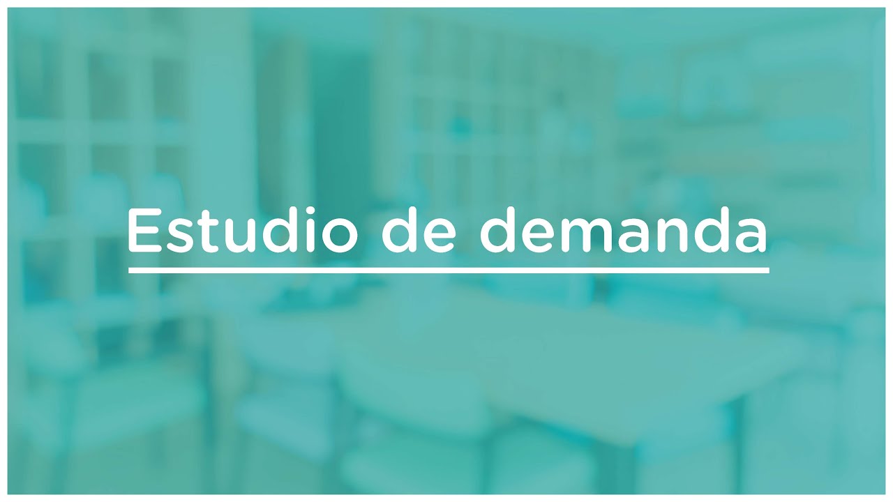 Estudios básicos para expedientes técnicos: Estudios básicos de demanda