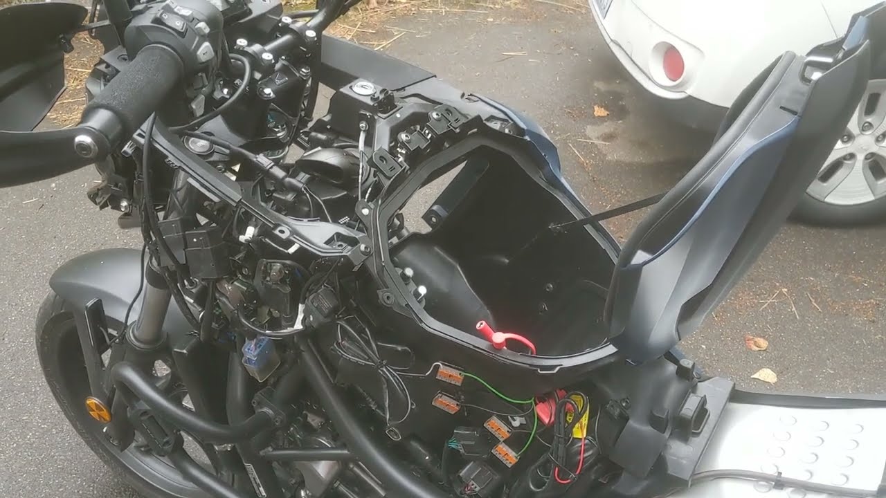 Honda NC750X 2023 Bike check. All mods incl. Healtech Thunderbox and Denali DRL lights.