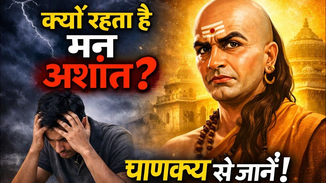 क्यों रहता है मन अशांत? | चाणक्य नीति से जानें मन को शांत करने के उपाय