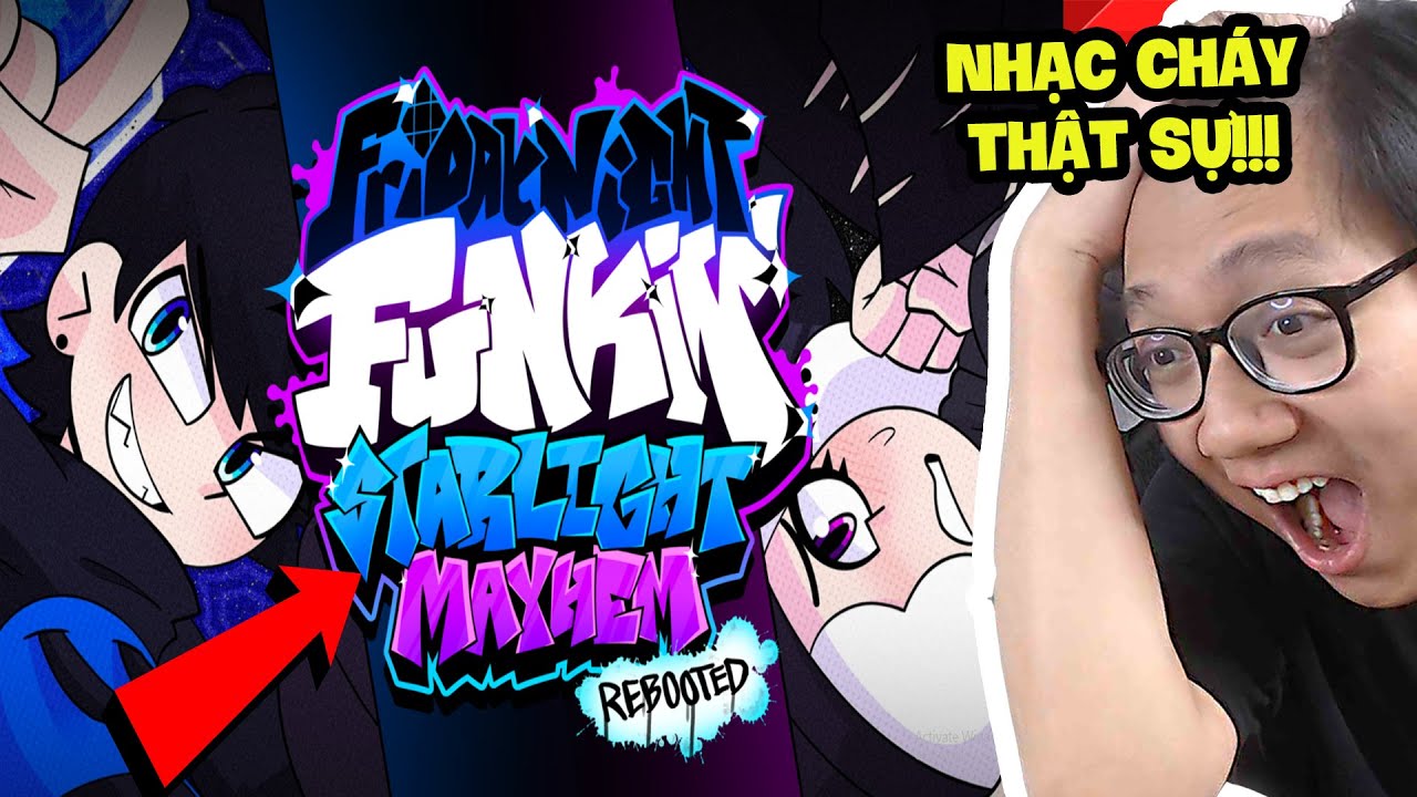 Sơn Đù Đấu CJ Ruby Starlight Mayhem Rebooted Friday Night Funkin' Mod