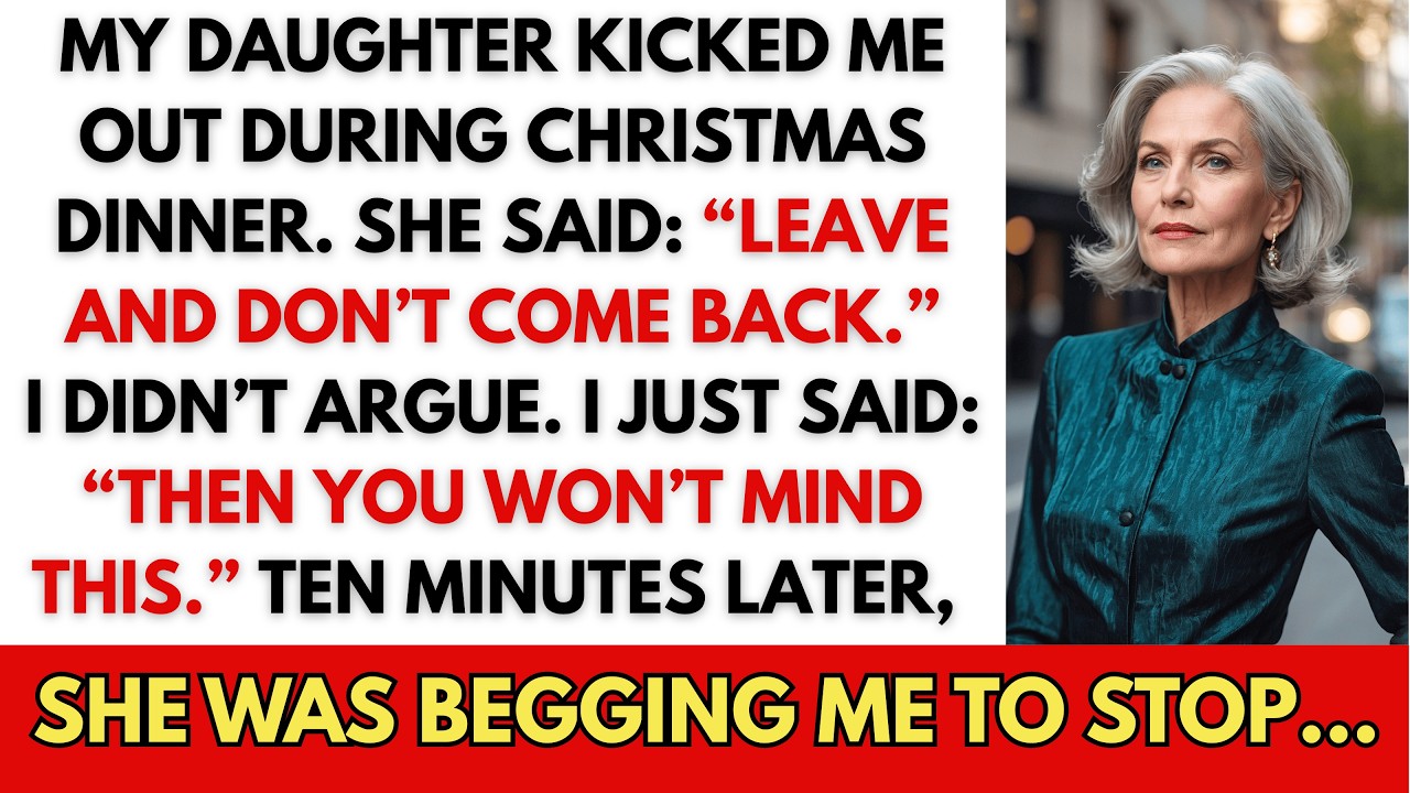 “Leave And Never Come Back” My Daughter Told Me At Christmas — Ten Minutes Later...