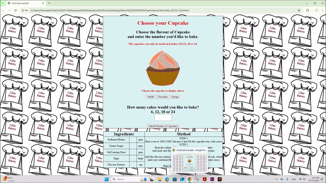 A Level IT 9626 March 2024 Paper 4 - Web Programming