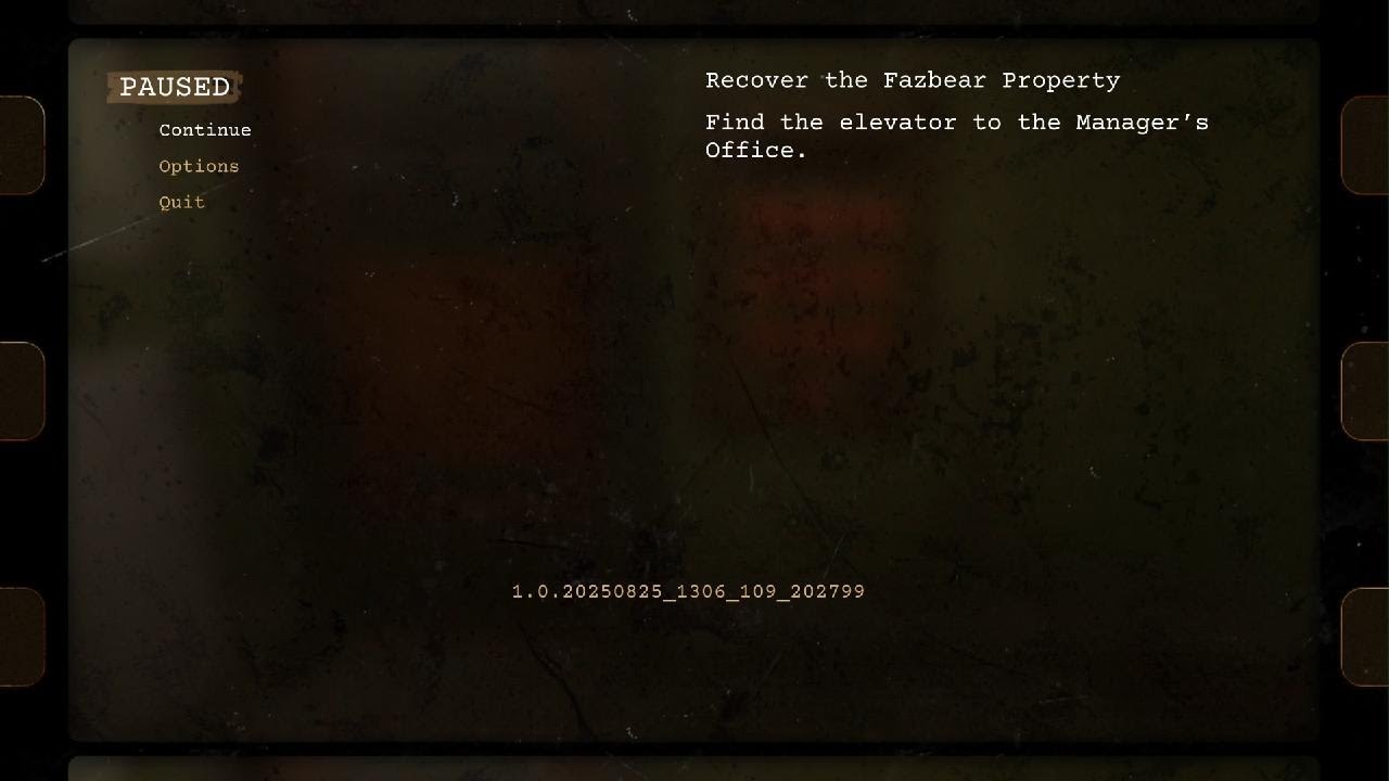 Five Nights at Freddy's: Secret of the Mimic 2 erupted memory