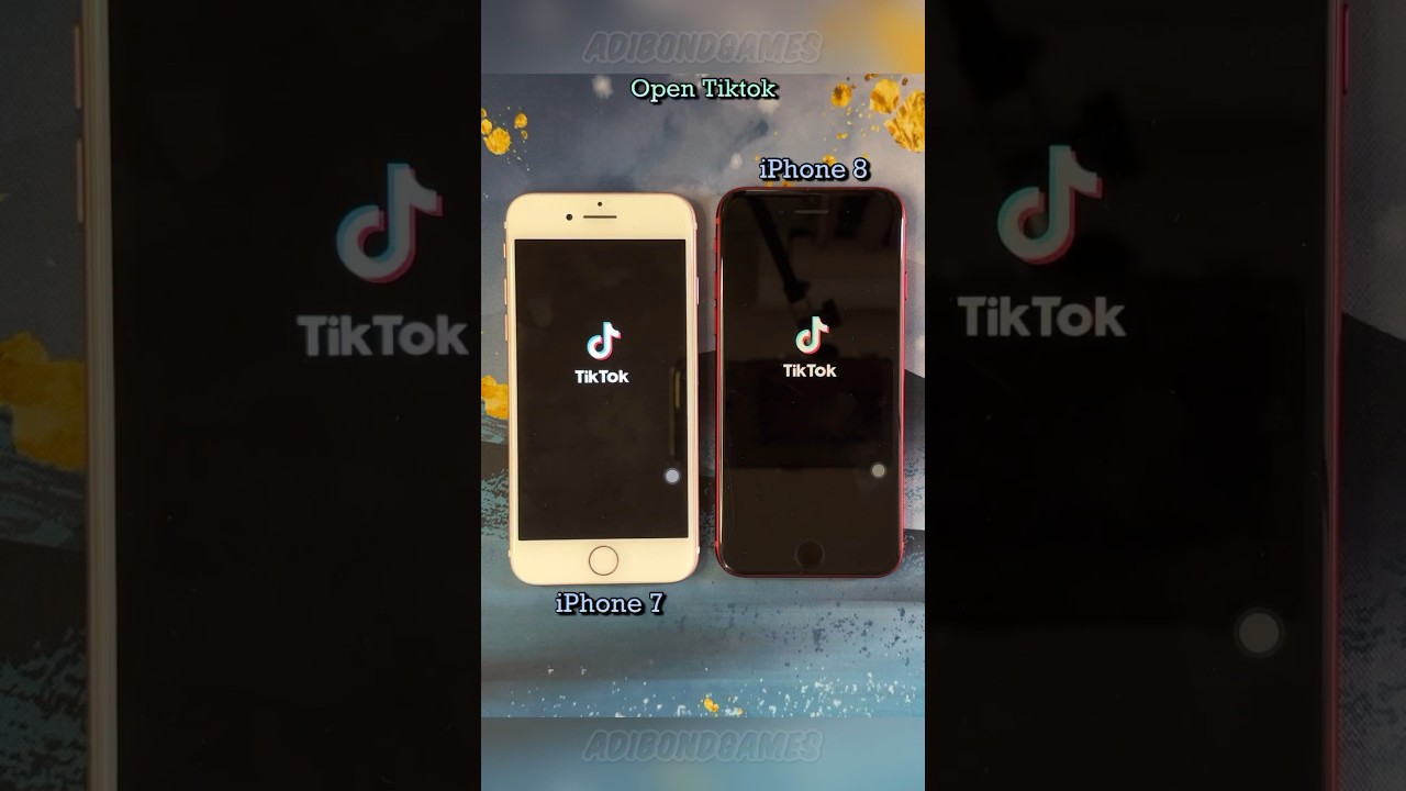 iPhone 8 vs iPhone 7 open tiktok