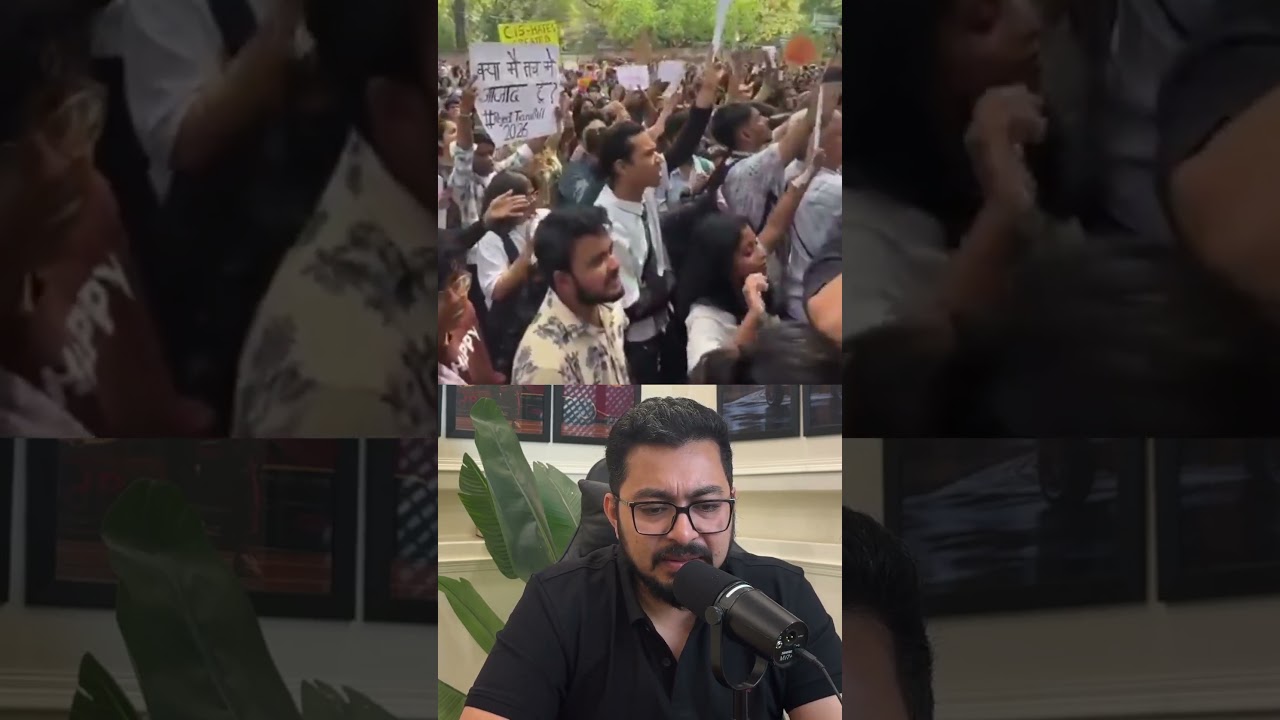 Viral Video from Genz Protests in India! #shorts