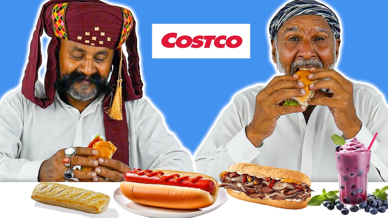 Представители племени впервые пробуют еду Costco