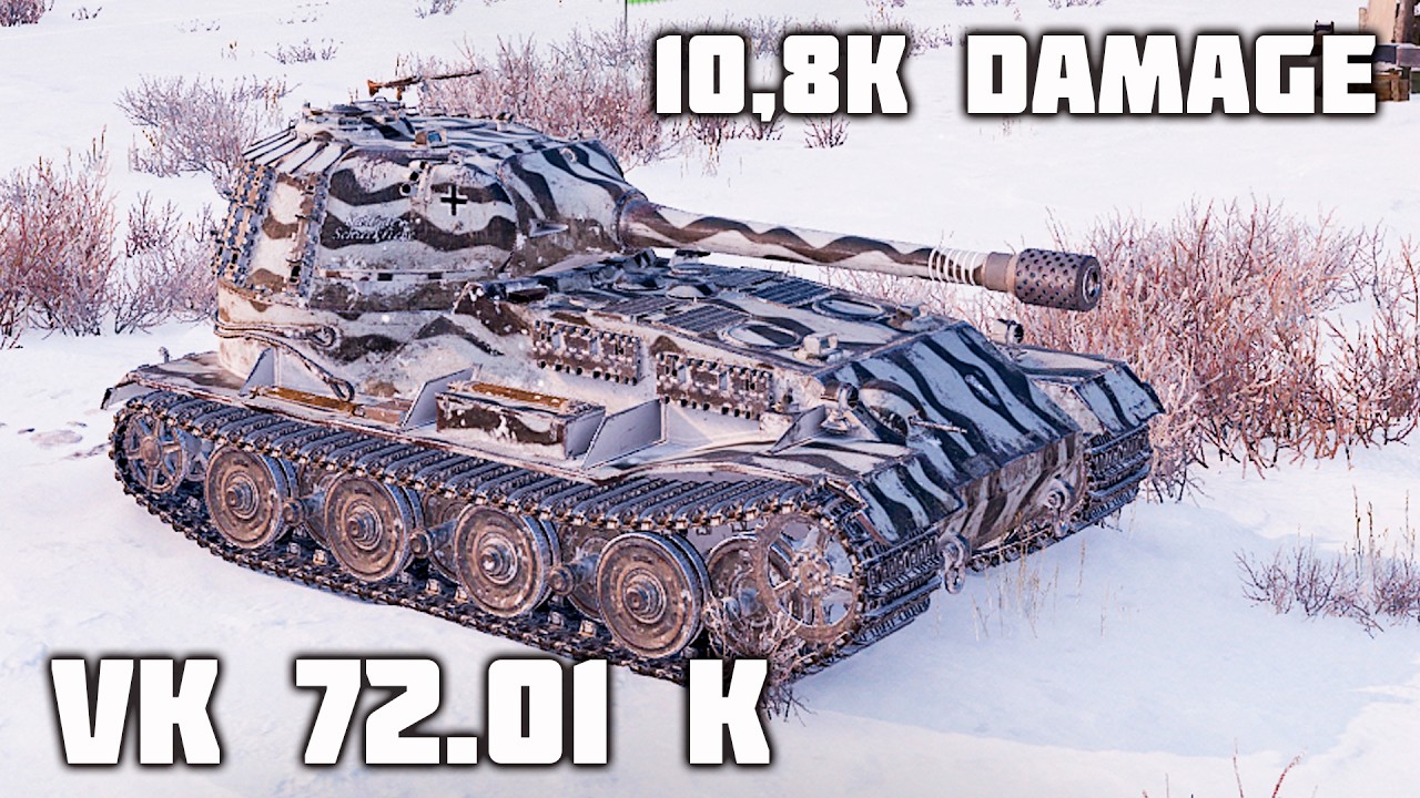 VK 72.01 K WoT – 2Kills, 10,8K Damage
